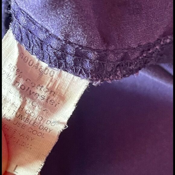 Med couture purple scrub set sz L - Picture 4 of 9